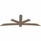 Ekena Millwork Alberta Smooth Timber Gable Bracket, Douglas Fir, 84"W x 31"H x 1 1/2"D x 5 1/2"F, 9/12 Pitch GBW084X31X0206ALB00SDF - alternate 5